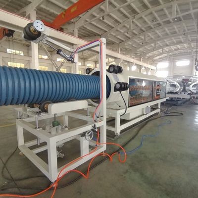 Density Polyethylene PVC DWC Pipe Extrusion Line With Competitive Price And High Speed Forming
