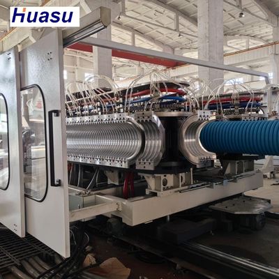Energy Saving PLC Control Double Wall Corrugated Pipe Extrusion Line with 32-1600mm Pipe Diameter Range