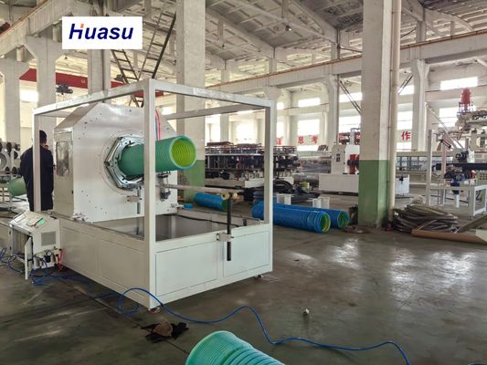 Plastic Flexible Corrugated Pipe Extrusion Production Line / Making Machine