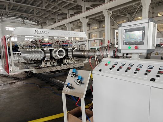 Advanced Twin Screw Extruder Pvc Pipe Extrusion Line For Water Drainage