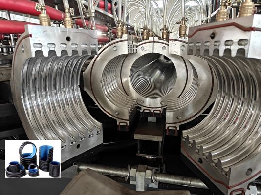 Single-Screw Double Wall Corrugated Pipe Extrusion Line 32-1600mm