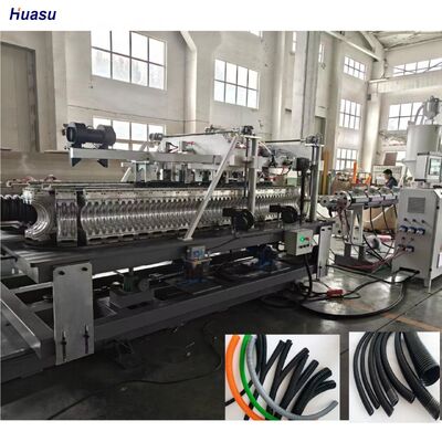 Double Wall Corrugated Pipe Extrusion Line with Siemens Beide AC Motor 48 Mould Quantity and 33:1 Screw Ratio