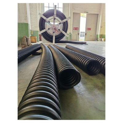 Air and Water Cooling HDPE Pipe Extrusion Line with Siemens Beide Main Motor for 100-2000kg/h Plastic Pipe Production