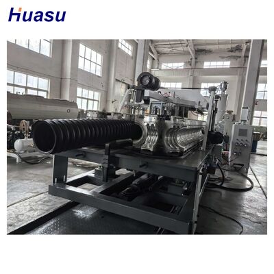 Automatic And Computerized HDPE Pipe Extrusion Line With Air Cooling And Water Cooling For 32mm - 1600mm Corrugated Plastic Pipe Production