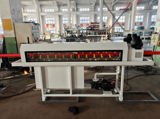 Water Cooling Single Wall Corrugated Pipe Extrusion Line with 400-1000 Capacity and Automatic Corrugation
