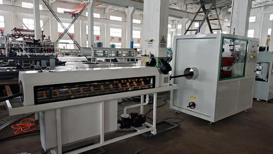Water Cooling Single Wall Corrugated Pipe Extrusion Line with 16mm-1600mm Pipe Diameter Range and High-Accuracy