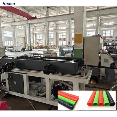 Single Wall Corrugated Pipe Extrusion Line with Deep Screw Channel Structure, Hard Teeth Face Gearbox and 1 Year Guarantee Period