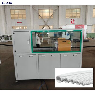 PLC With Remote Control Single Wall Corrugated Pipe Extrusion Line Extruding Machine Equipped With Omron Relay For Production