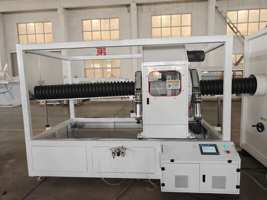 Water Cooling Single Wall Corrugated Pipe Extrusion Line Featuring 38CrMoAlA Barrel Material and Fully Automatic System