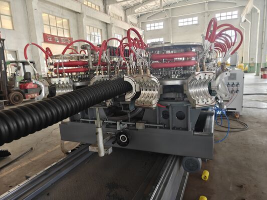 Single Wall Corrugated Pipe Machine Corrugated Pipe Extrusion Line Suitable for Production of PVC PE MPP HDPE PP Pipes