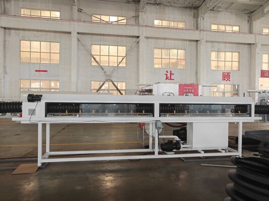 Single Screw Single Wall Corrugated Pipe Extrusion Line Ensuring Plastic Pipe Production Workflow