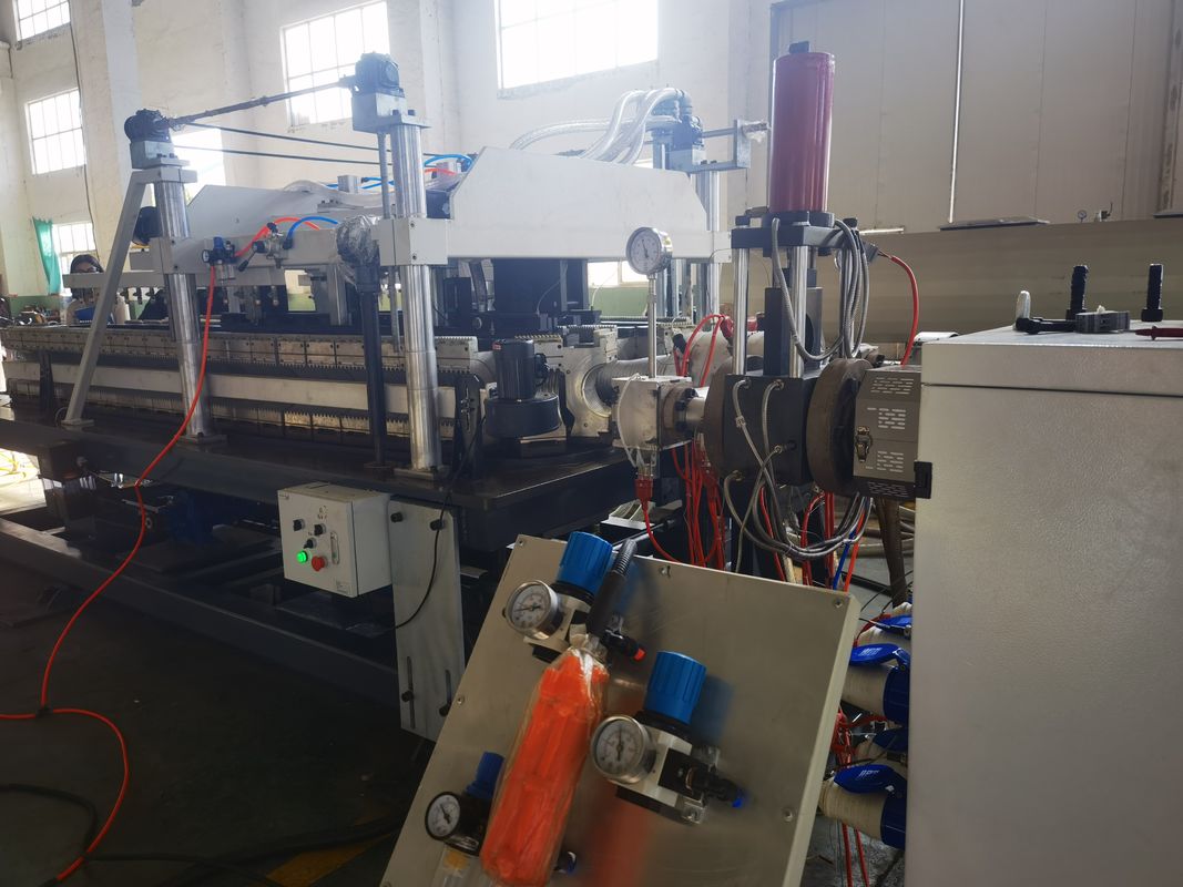 خنک کننده آب خط اکستروژن لوله های لوله ای با یک دیواره تک دیواری با تغذیه اتوماتیک و کانتاکتور زیمنس