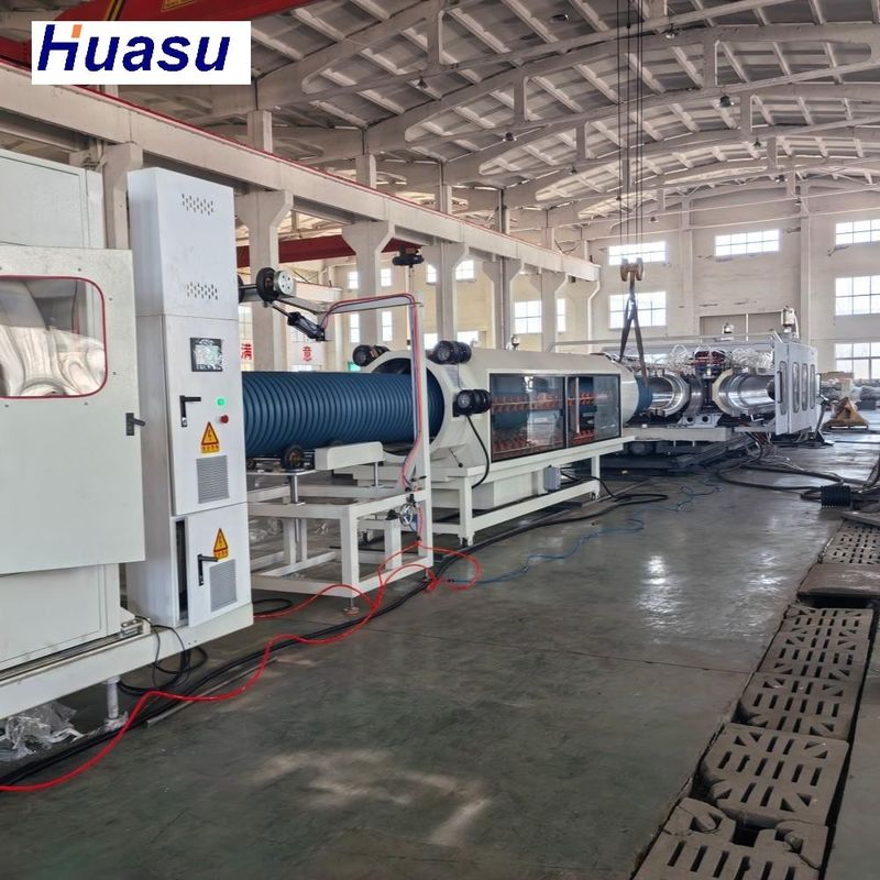 32-1600mm قطر خط اکستروژن لوله دو طرفه با سوکت آنلاین و قدرت نصب شده 520kW