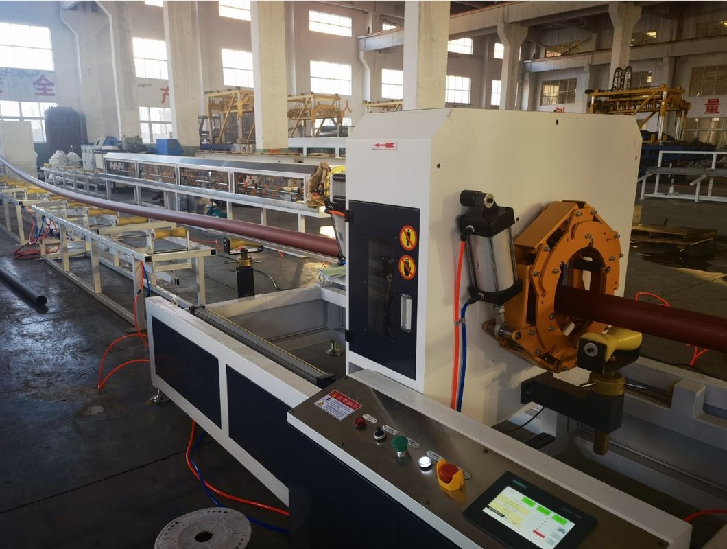 دستگاه خط اکستروزون لوله HDPE با موتور WEG موتور زیمنس Beide برای انتخاب مواد پردازش PE PP HDPE PVC