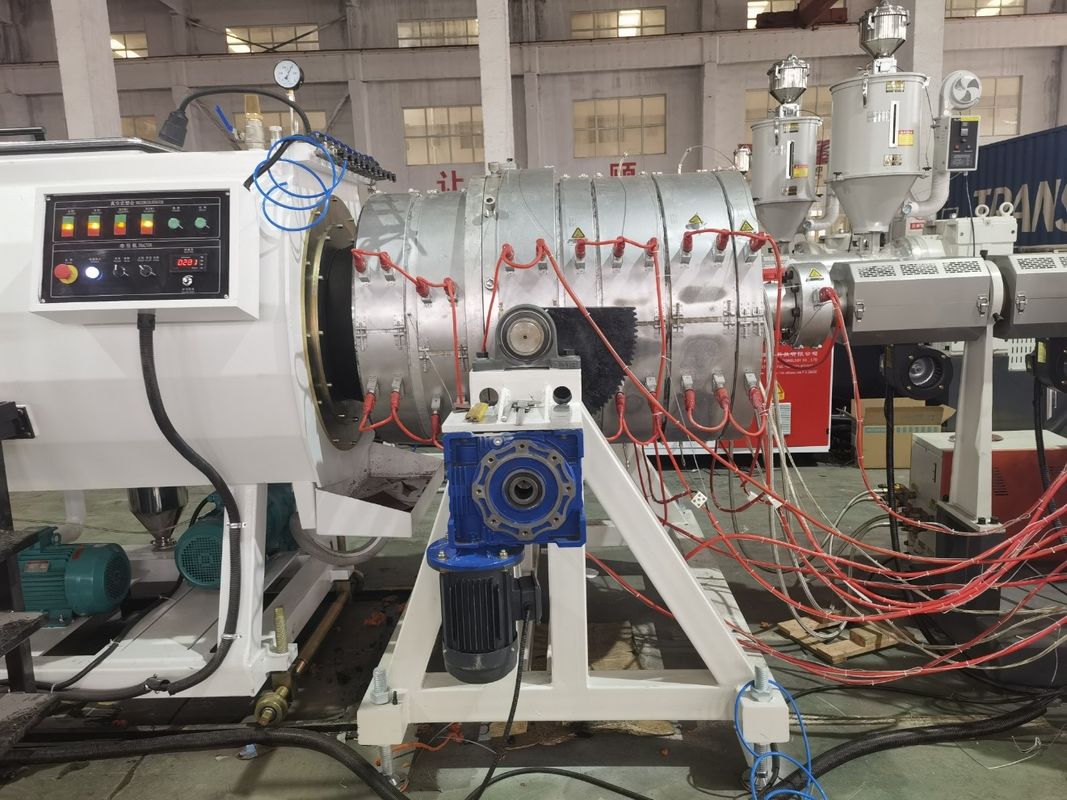 زیمنس Beide / WEG موتور HDPE لوله ماشین اکستروژن برای پردازش دقیق و دقیق
