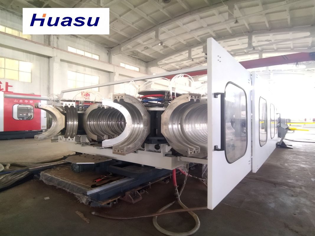 سیستم کنترل PLC و خط اکستروژن لوله DWC با صفحه لمسی برای تولید سفارشی و قابل تنظیم