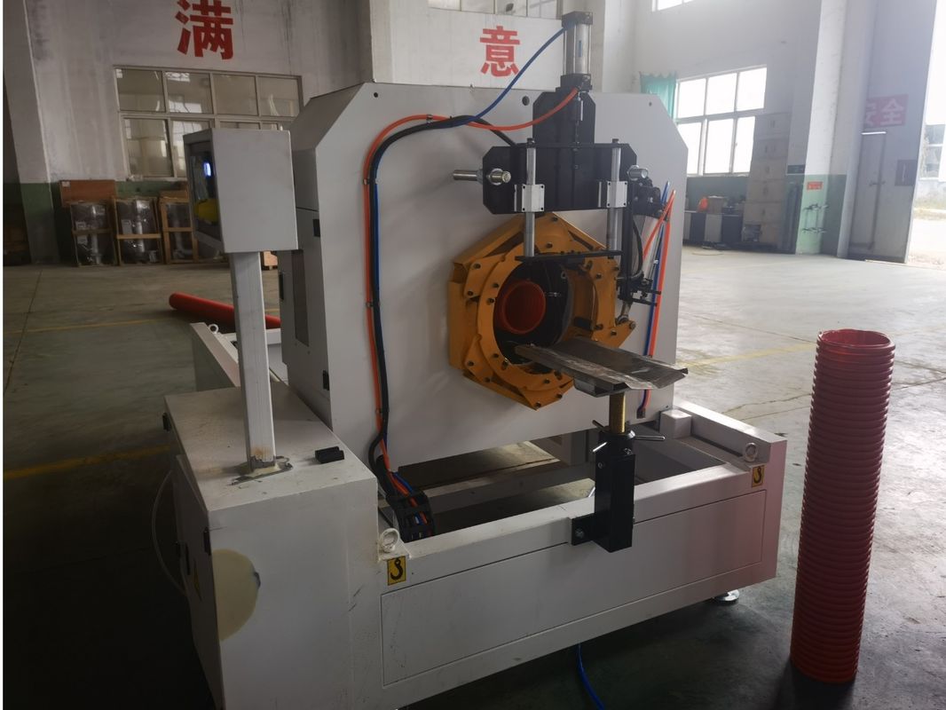 خط اکستروژن لوله موجدار دو جداره قابل تنظیم برای فاضلاب، مواد قالب ریزی 40cr