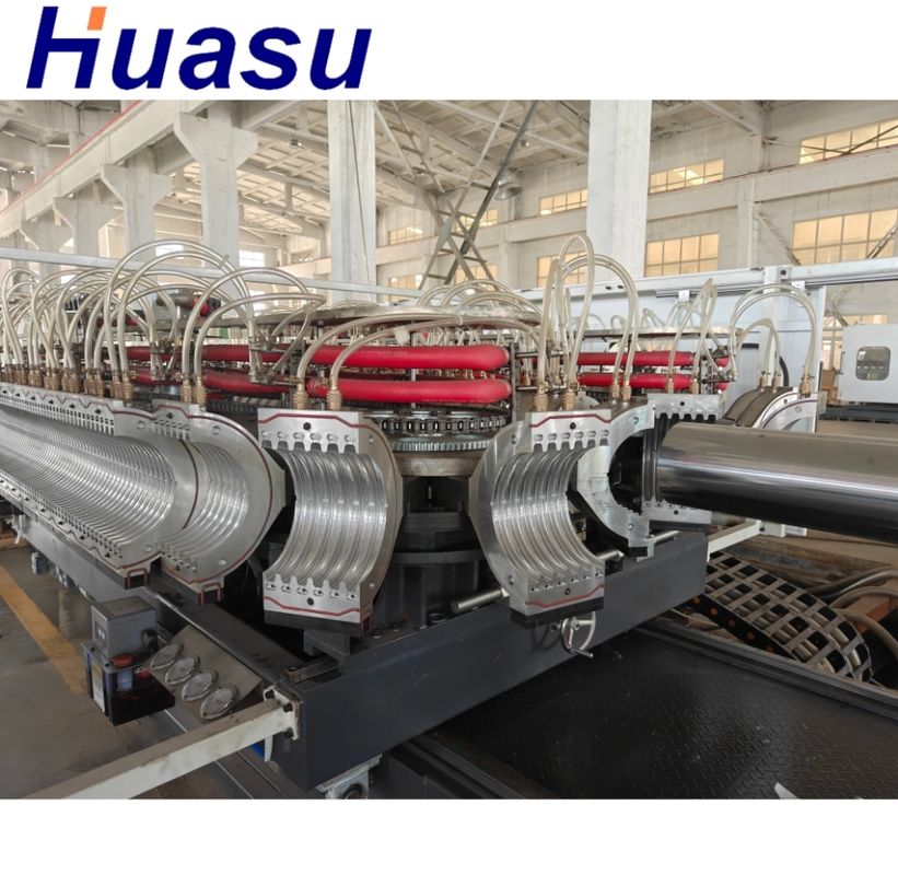 خط تولید اکستروژن دستگاه ساخت لوله های موجدار تک جداره و دو جداره با درجه اتوماتیک