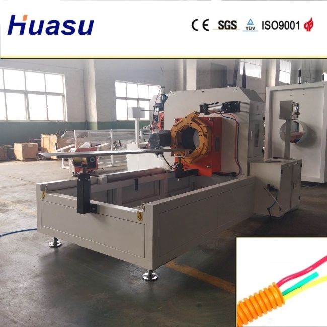 خط تولید اکستروژن لوله موجدار دو جداره با محدوده قطر برش 32-1600 میلی‌متر و فرآیند خنک‌سازی با آب با بهره‌گیری از فناوری PLC زیمنس