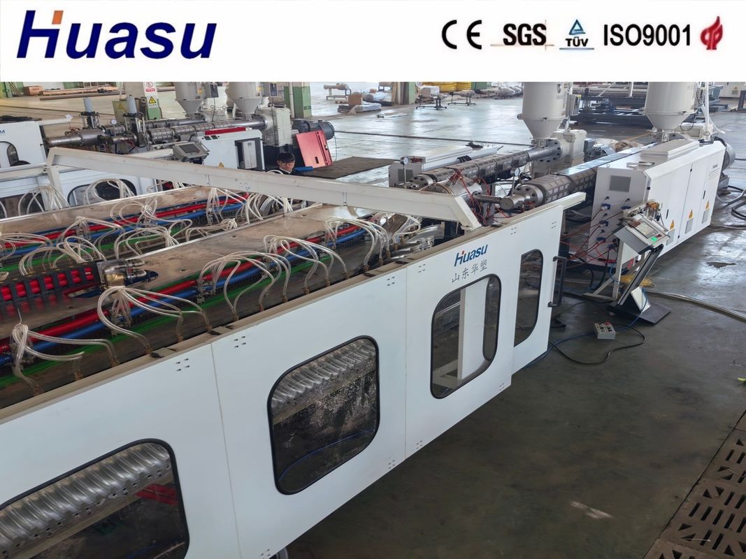 خط اکستروژن لوله های لوله های لوله های لوله های لوله های لوله های لوله های PVC/PE/MPP/PA/HDPE