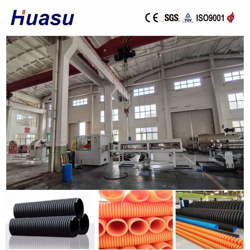 دستگاه لوله های تک دیواره ای با کنترل PLC برای تولید لوله 32mm-1600mm با دقت بالا