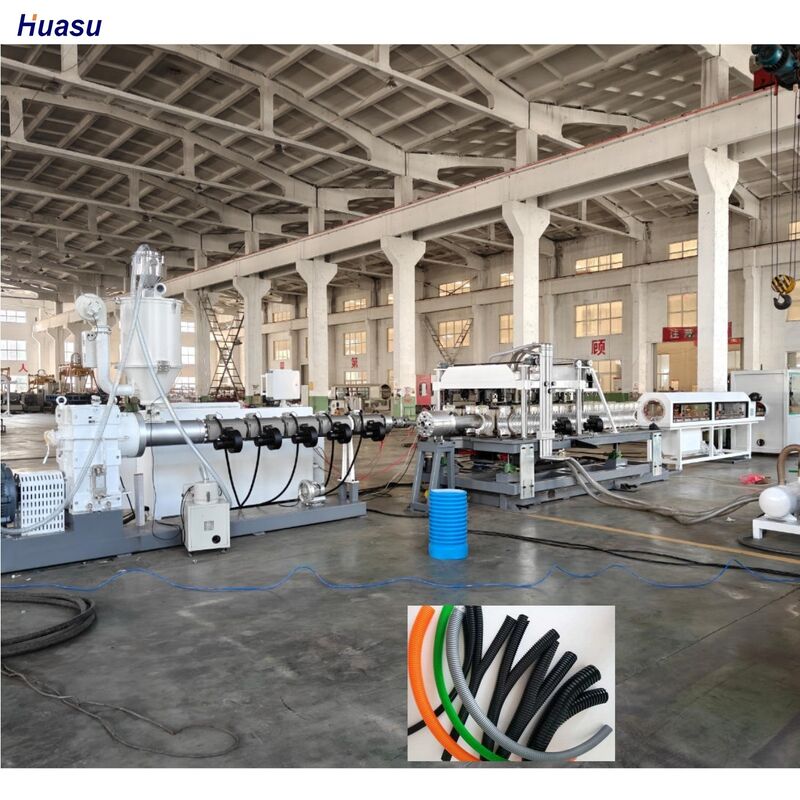 خط اکستروژن لوله های دو طرفه با نسبت پیچ 331، خنک کننده آب و کنترل PLC زیمنس