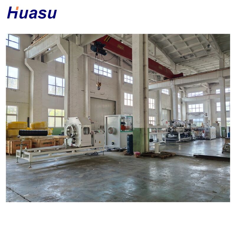 خط اکستروزون لوله های HDPE کنترل شده توسط PLC زیمنس با قطر لوله 32mm - 1600mm و خروجی 100-2000kg / h