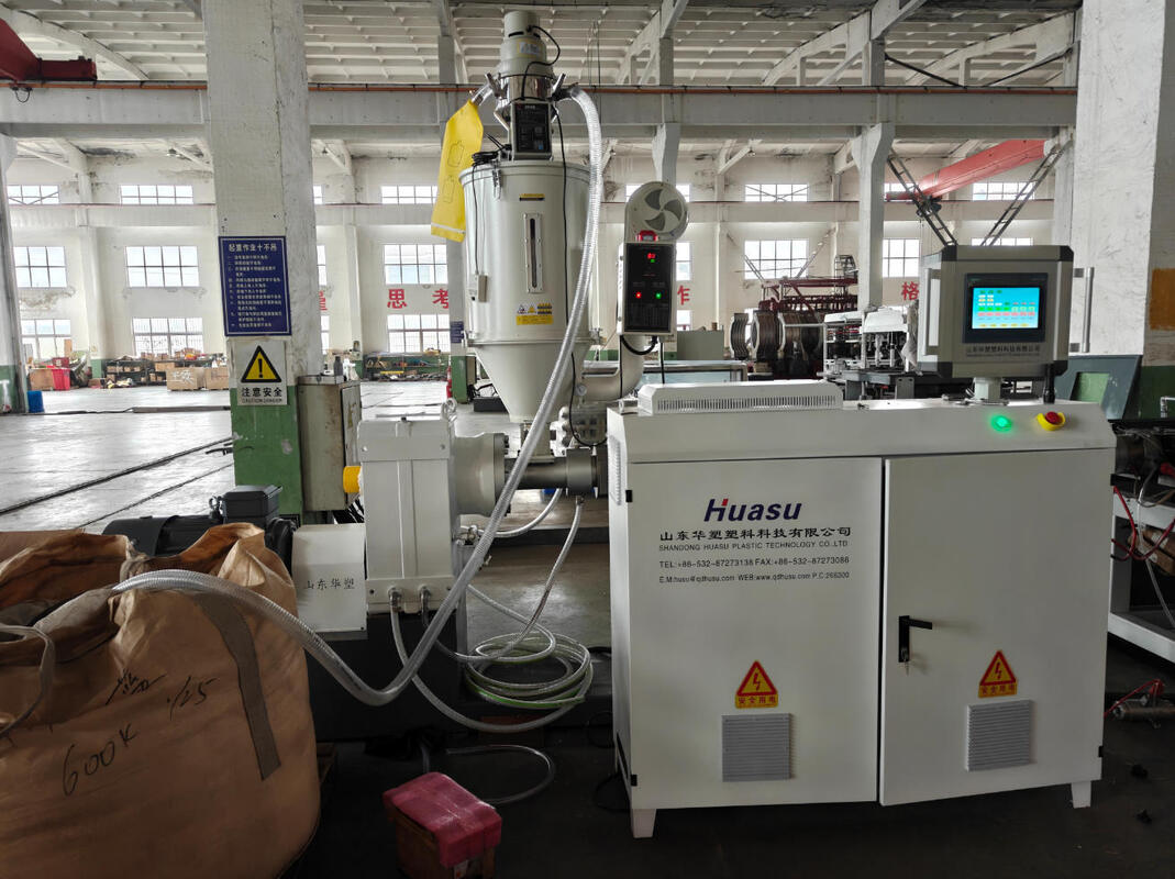 خط اکستروژن لوله های لوله دار با خنک کننده آب و موتور زیمنس برای تولید با سرعت بالا