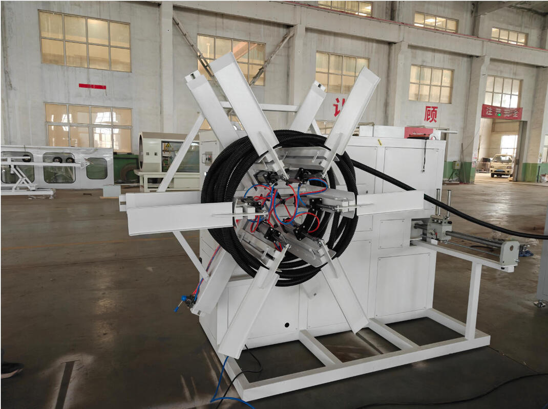 خط اکستروژن لوله های تک دیواره ای با حداکثر اندازه لوله 110 میلی متر، سیستم خنک کننده آب و موتور زیمنس برای تولید با سرعت بالا