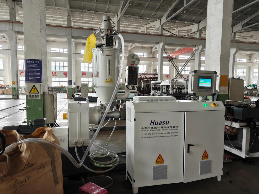 خط تولید اکستروژن لوله های موجدار تک جداره تمام اتوماتیک خنک کننده با آب با خروجی 40-80 کیلوگرم در ساعت برای تولید لوله