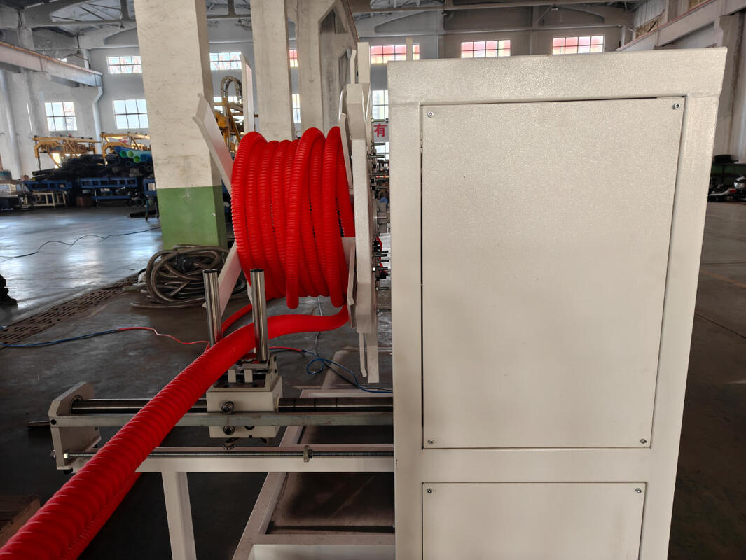 خط تولید اکستروژن لوله موجدار دو جداره با مواد چرخ دنده 20CrMnTi و قطعات الکتریکی برند زیمنس با ویژگی HV>740 بشکه پیچ