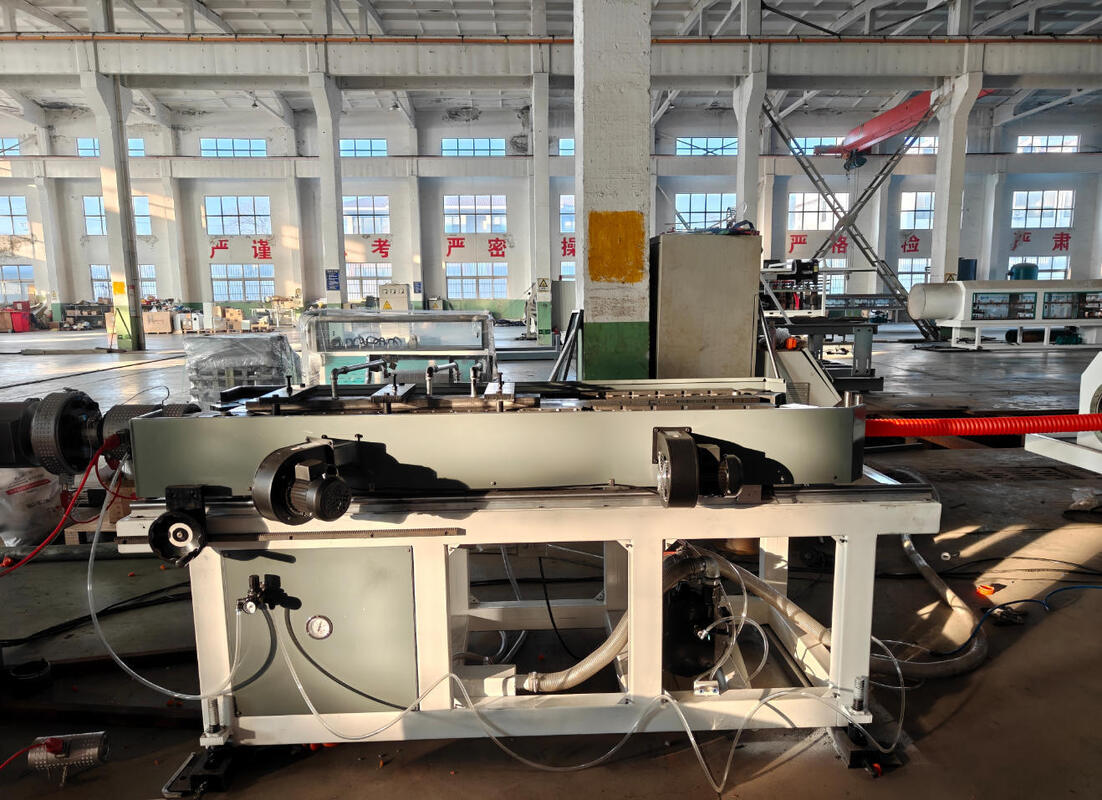 خط تولید اکستروژن لوله موجدار دو جداره با کنترل فرکانس زیمنس و مواد چرخ دنده 20CrMnTi برای دوام بالا