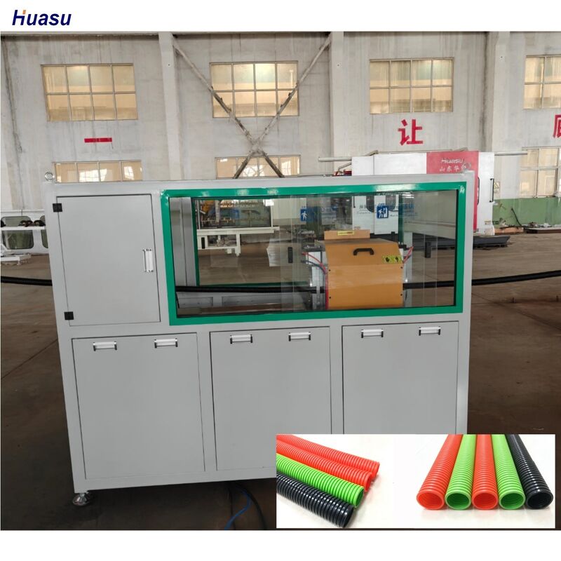 خط اکستروژن لوله های تک دیواره ای با سنسور دما، گرمایش الکتریکی و ساختار کانال پیچ عمیق