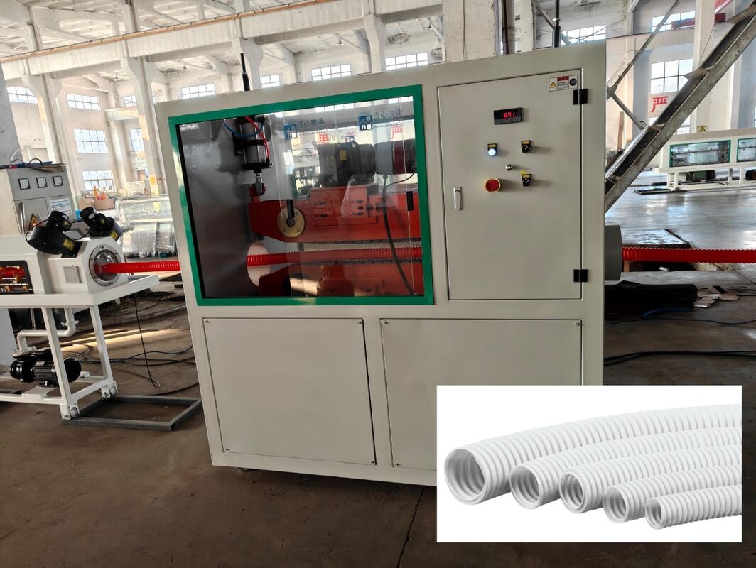 خط تولید لوله موجدار سفارشی با کنترل از راه دور PLC طراحی شده برای خروجی یکپارچه و مداوم لوله