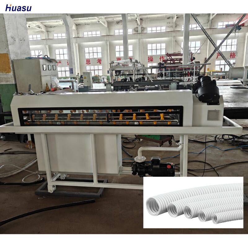 کنترل PLC خط تولید لوله های لوله ای تک دیواره ای برای مواد اولیه PP PE PVC