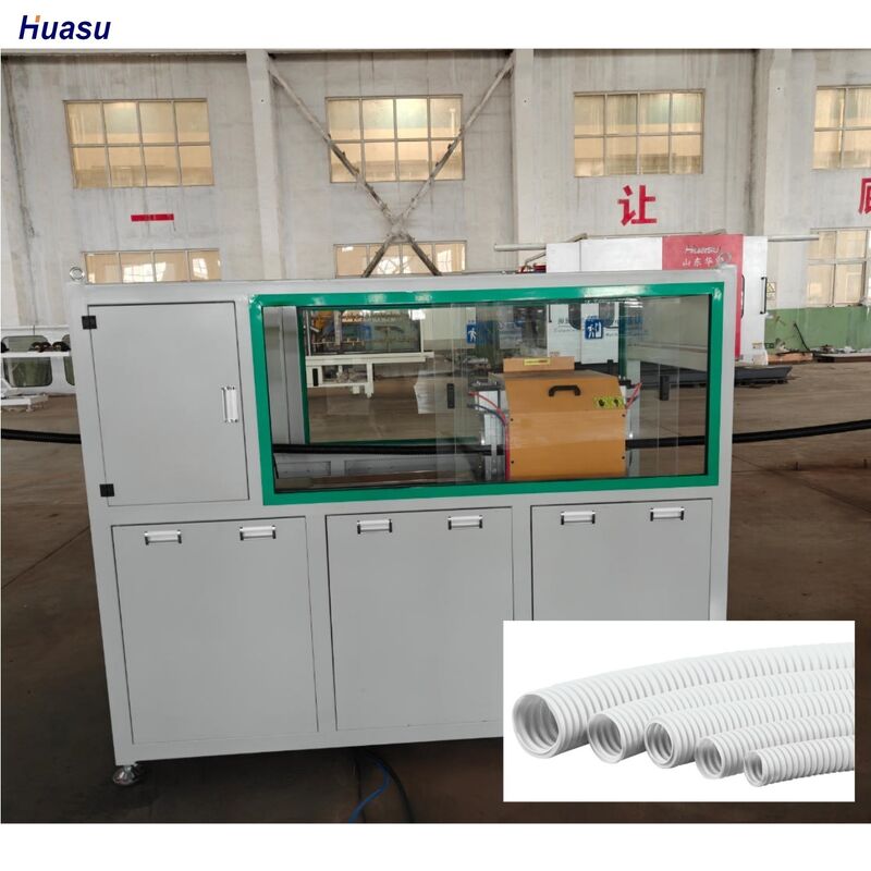 دستگاه تولید خط لوله های مدفون HDPE برای ساخت لوله های انعطاف پذیر مورد استفاده در سیستم های آب رسانی و فاضلاب