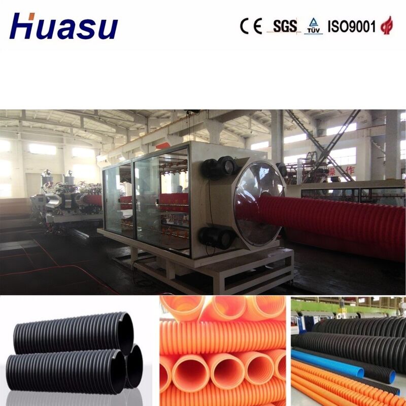 32-1600mm قطر لوله خط اکستروژن لوله دو طرفه با کنترل PLC زیمنس و ظرفیت خروجی 100-3000kg / h