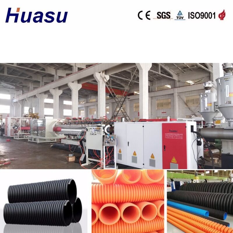 32-1600mm قطر لوله خط اکستروژن لوله دو طرفه با کنترل PLC زیمنس و ظرفیت خروجی 100-3000kg / h