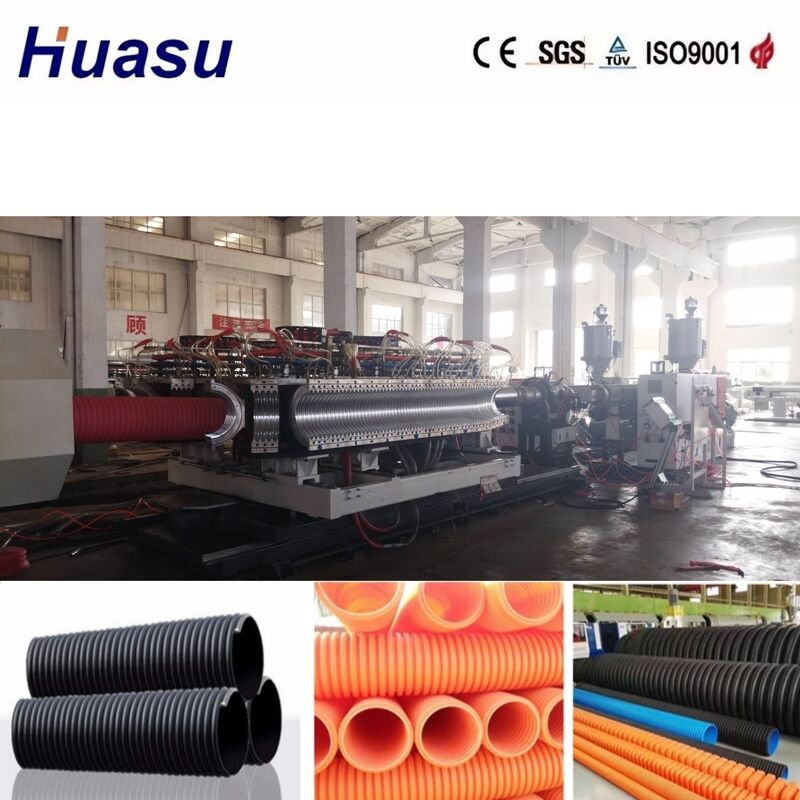 32-1600mm قطر لوله خط اکستروژن لوله دو طرفه با کنترل PLC زیمنس و ظرفیت خروجی 100-3000kg / h
