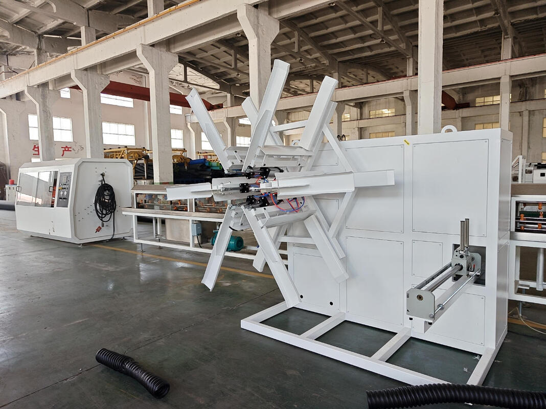 خط اکستروژن لوله های مارپیچی برای تجهیزات تولید لوله های HDPE