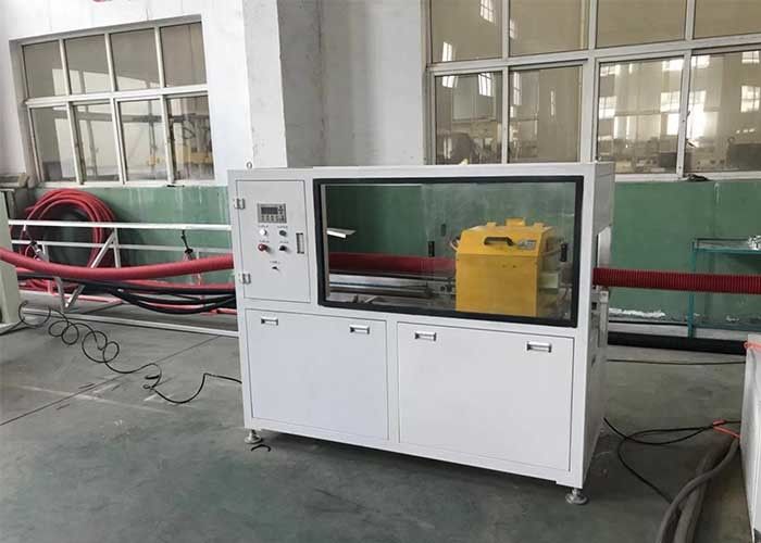 دستگاه ساخت لوله های راه راه PP PE DWC دستگاه اکسترودر لوله های پلاستیکی خنک کننده هوا