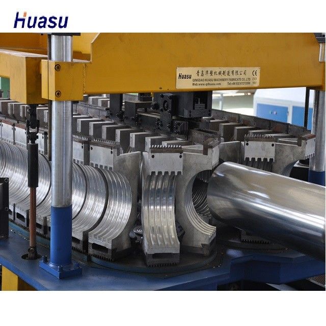 دستگاه ساخت لوله پی وی سی قطر لوله 355 میلی متر با قالب های نوع بلینگ