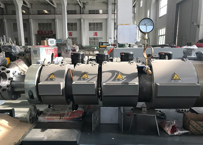 خط تولید لوله PLC افقی Hdpe PPR DWC خط اکستروژن لوله