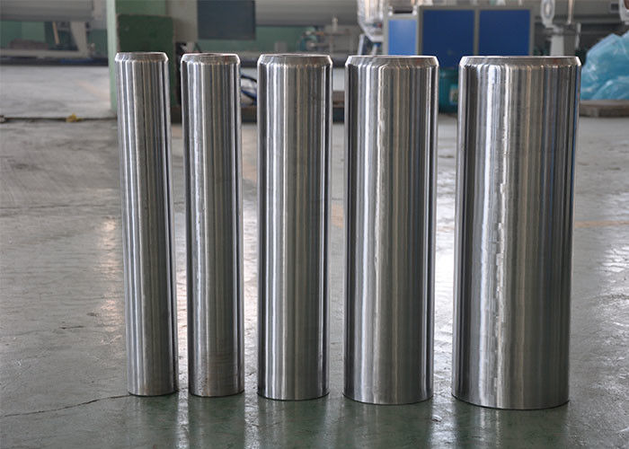 80kg / H PVC HDPE ساخت ماشین آلات راه راه برای لوله 250 میلی متر