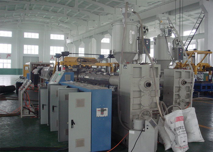 ماشین آلات لوله راه راه دو جداره HDPE PP DWC با سیستم HMI زیمنس