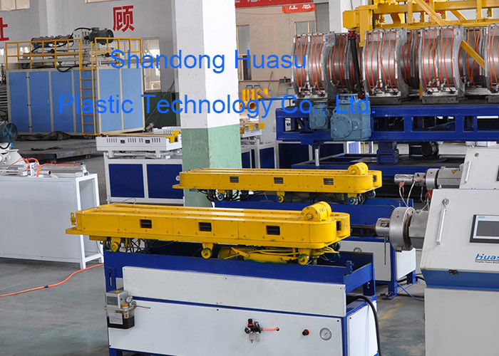 25 متر/دقیقه PE لوله راه راه لوله تک جداره ساخت ماشین با سرعت بالا