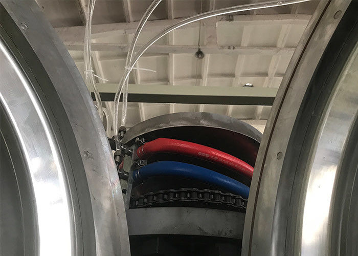 دستگاه اکستروژن لوله پلی اتیلن پلی اتیلن PP PVC HDPE خط لوله دو جداره