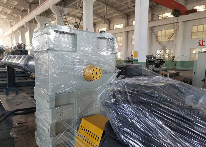 خط اکستروژن لوله دو جداره موجدار PE/PP/PVC با زنگ در خط