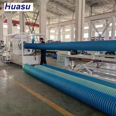 Energy Saving PLC Control Double Wall Corrugated Pipe Extrusion Line with 32-1600mm Pipe Diameter Range