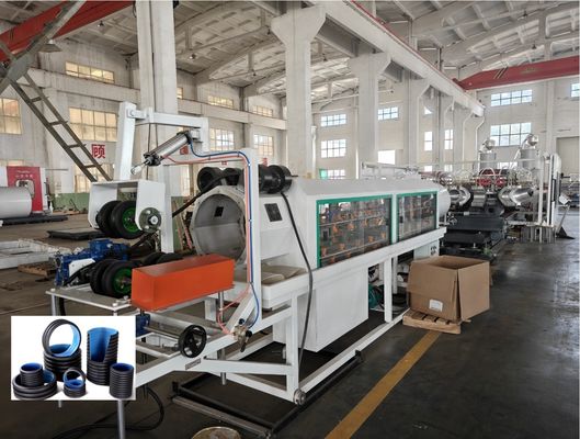 HDPE PP Double Wall Corrugated Pipe Extrusion Line 32-1600mm